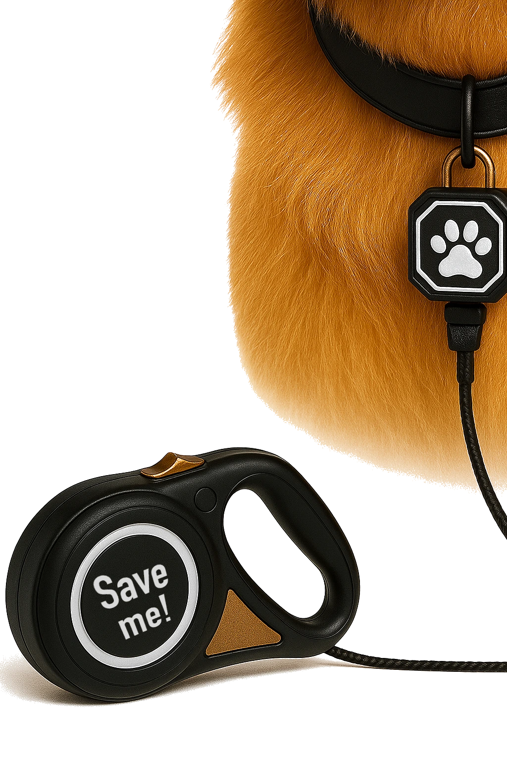 Happy Dog with Collar